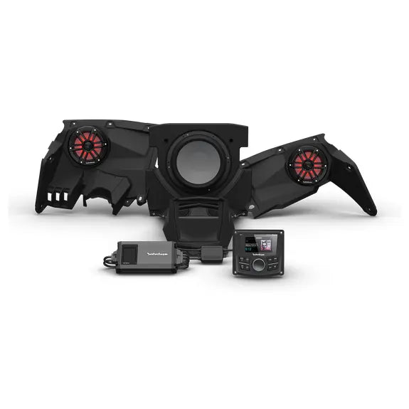 Can-Am X3 Stage 3 | Rockford Fosgate PMX-2 800 Watt Front Color Optix Speaker & Subwoofer Kit