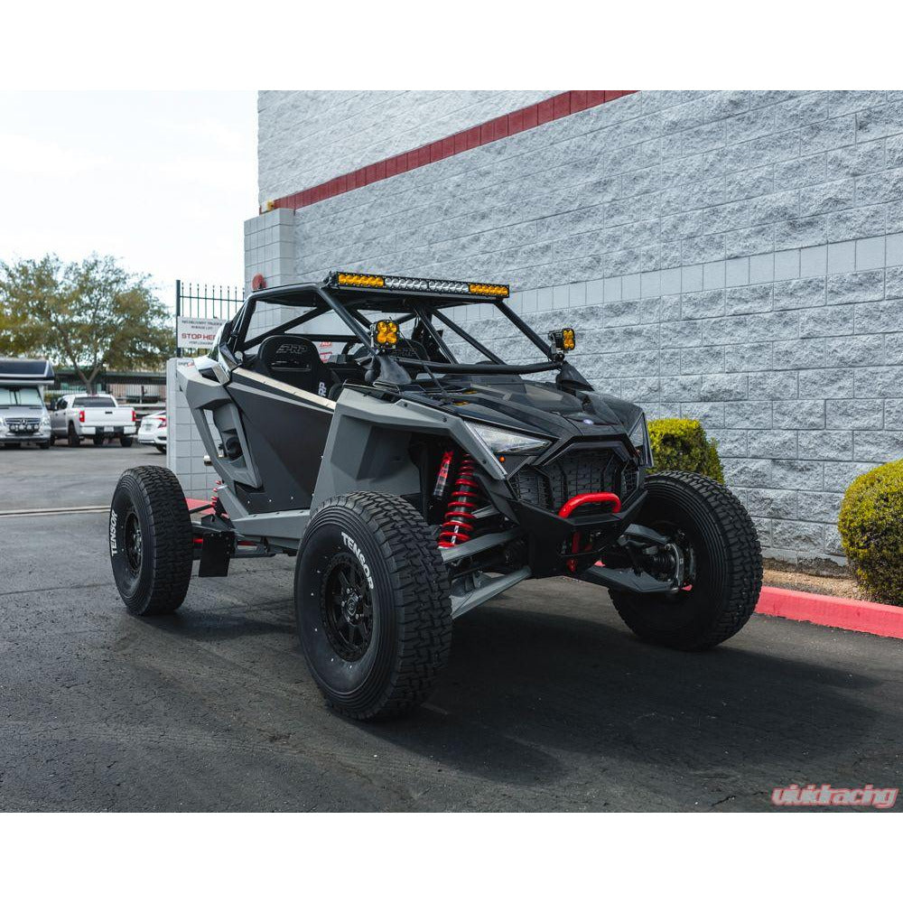 Polaris RZR Pro R 15x6 Matte Black VR Forged D15 Beadlock Wheel Package