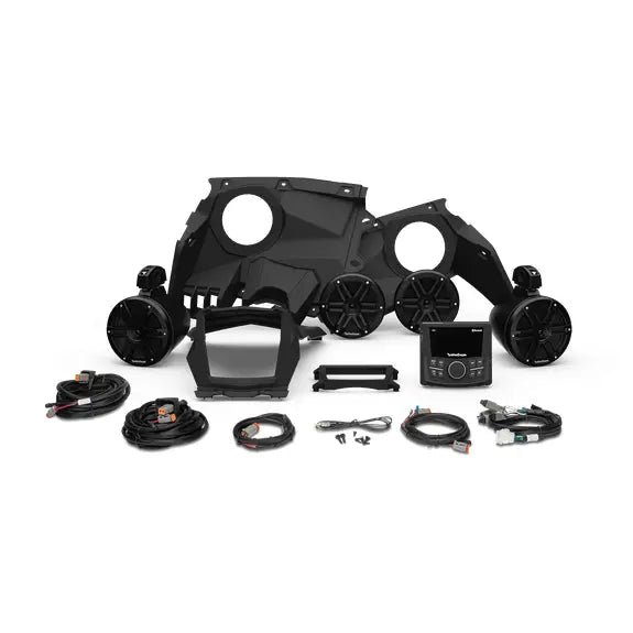 Can-Am X3 Stage 2 Rockford Fosgate PMX-1 Front & Rear Element Ready Speaker Kit