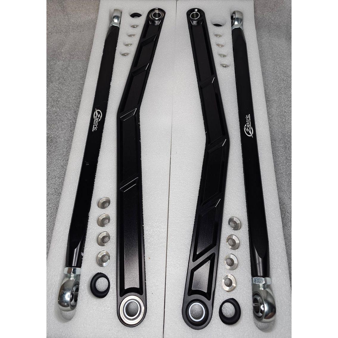 Elektric Offroad - 2020-2024 Polaris RZR Pro XP Radius Rods - Black Finish