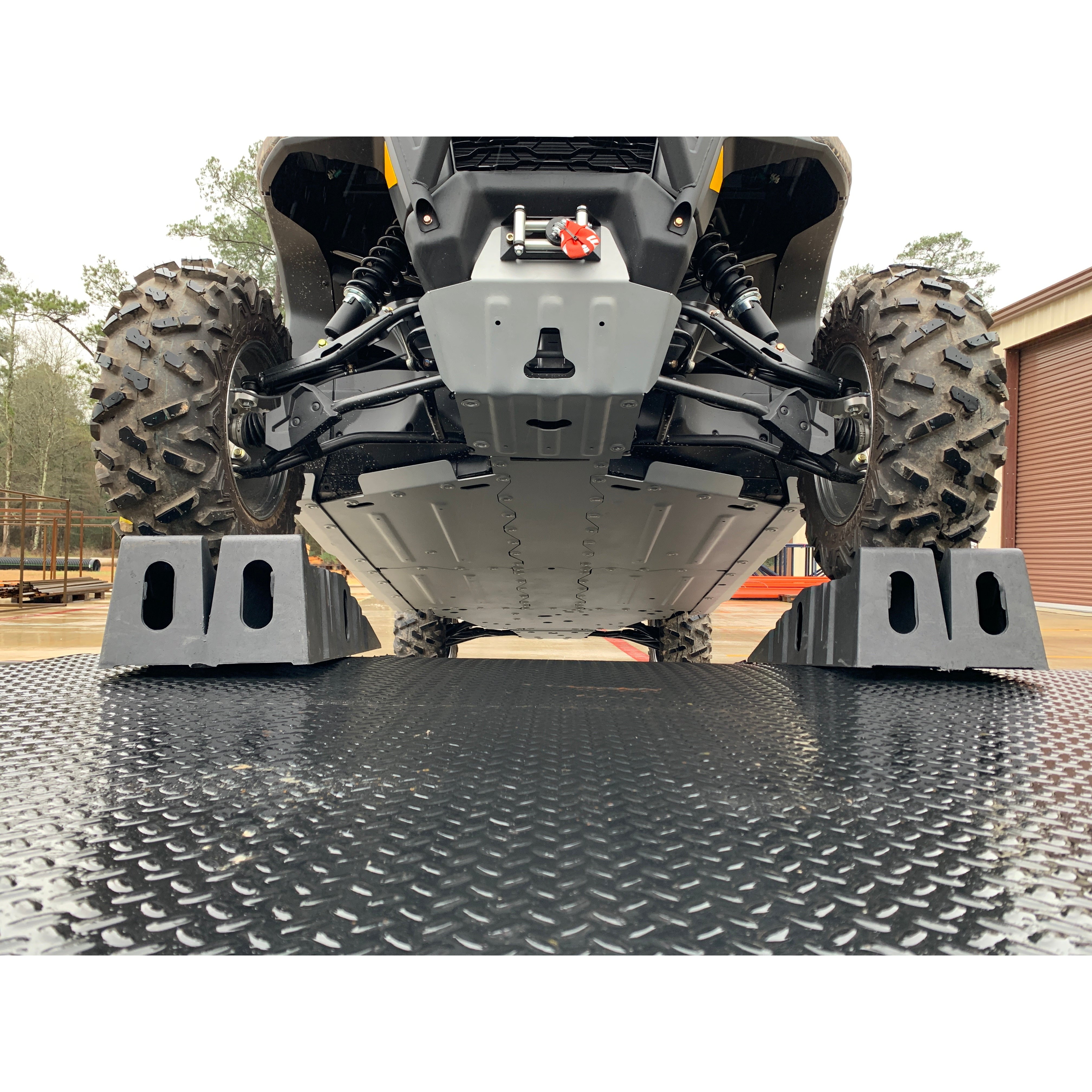 Rear Bed Liner Cargo Mat – 2016-2025 Can Am Defender HD5 HD7 HD8 HD9 HD10 MAX X MR, Black Plastic, 37.4" X 53.1"