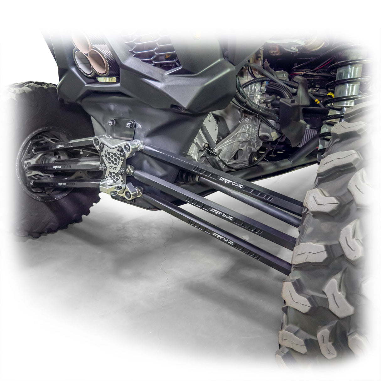 DRT – Can-Am X3 2017+ Billet Aluminum Hex Bar Radius Rod Kit - 72"