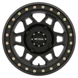 Method MR405 UTV Beadlock 15x7 / 4+3/13mm Offset / 4x156 / 132mm CB Matte Black Wheel