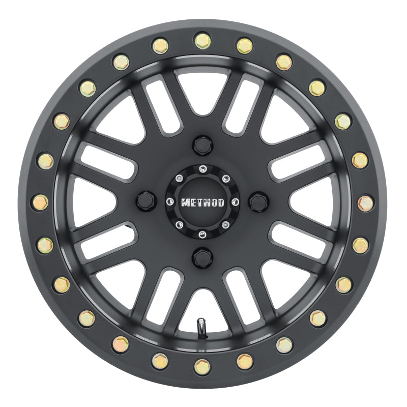 Method MR406 UTV Beadlock 14x10 / 5+5/-2mm Offset / 4x156 / 132mm CB Matte Black Wheel