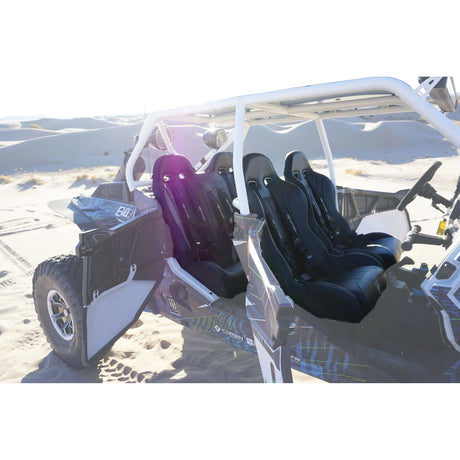 2014-2023  Polaris RZR XP4 1000 Rear Bench Seat & Front Bucket Seats Set - Black