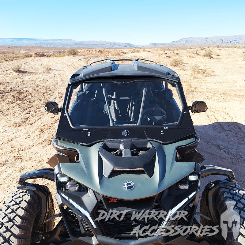 CANAM MAVERICK R MAX X RC FRONT WINDSHIELD 2026+ - Dirt Warrior Accessories
