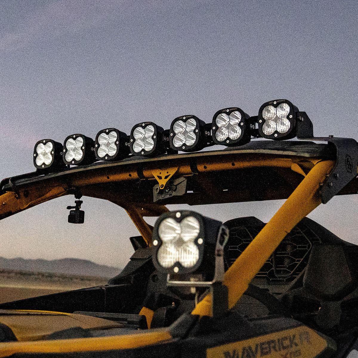 Can Am Maverick R 7XL Linkable Roof Mount Kit | Baja Designs
