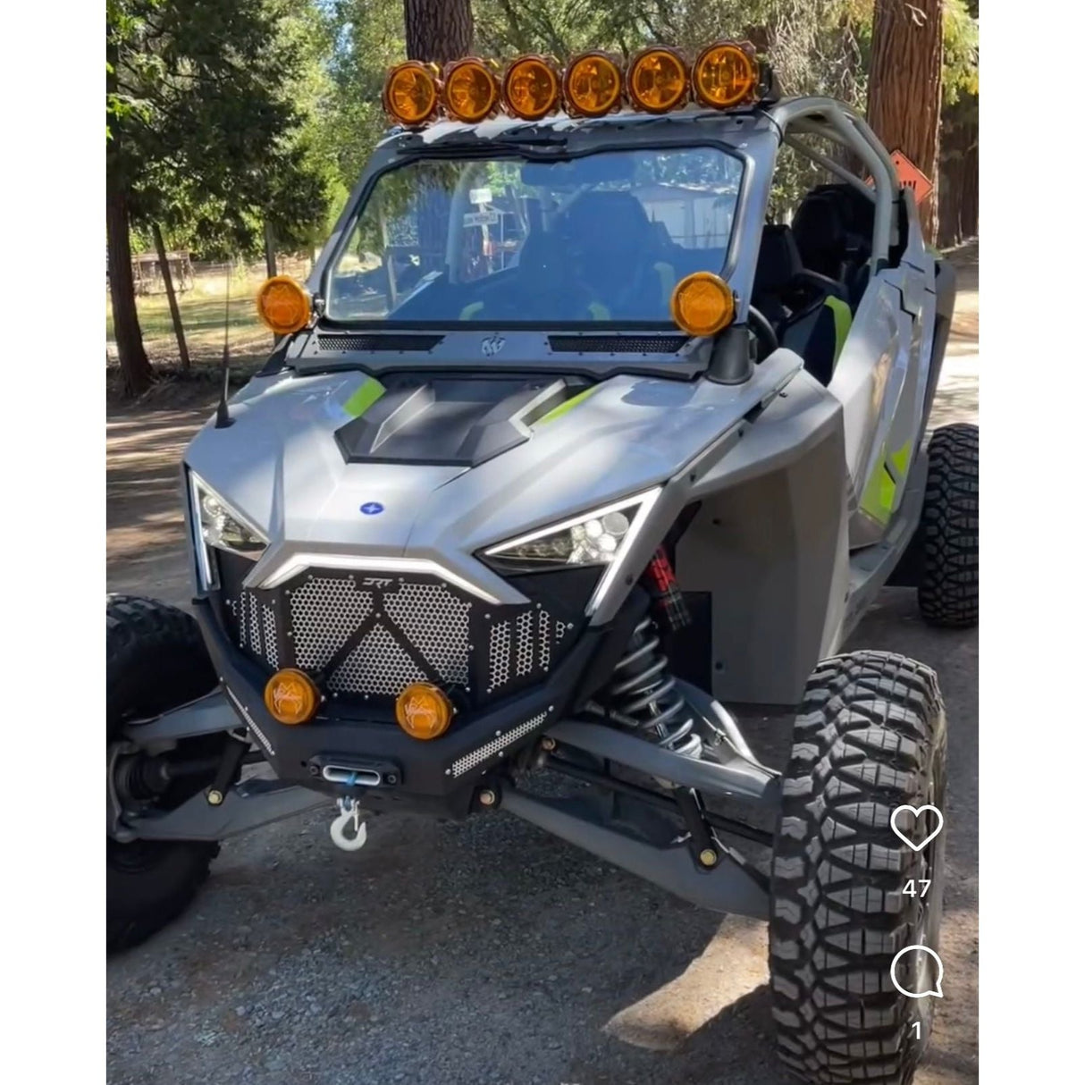 Moto Armor - 2020-2024 Polaris RZR PRO R4 - Max Visibility Full Glass Windshield