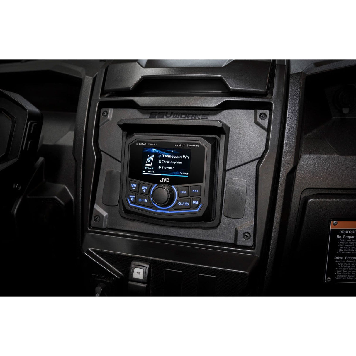 2020+ Kawasaki Teryx KRX1000 JVC MR1 Media Receiver Plug-&-Play Kit