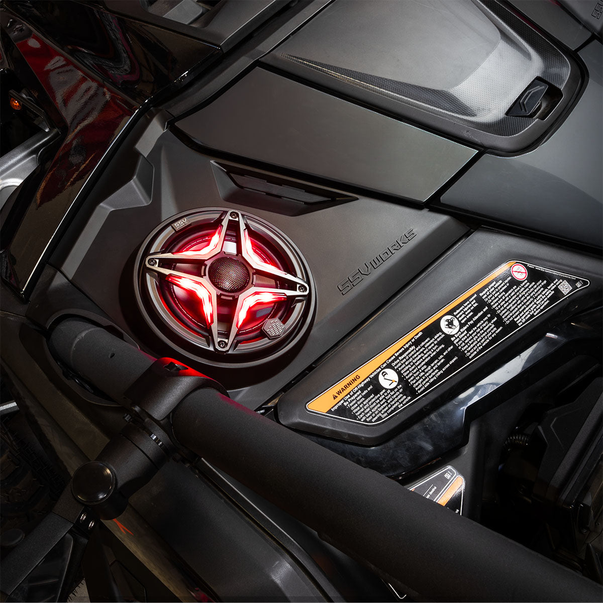 2024-2026 Can-Am® Maverick R, Phase-2 A-Spec 800watt 4-Speaker System