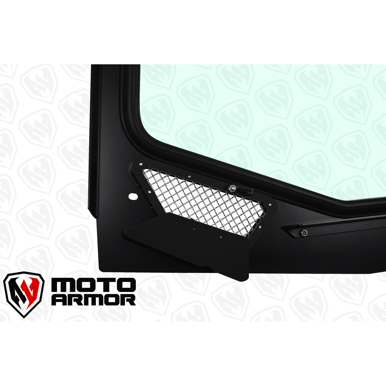 Kawasaki KRX Full Glass Windshield with Vents