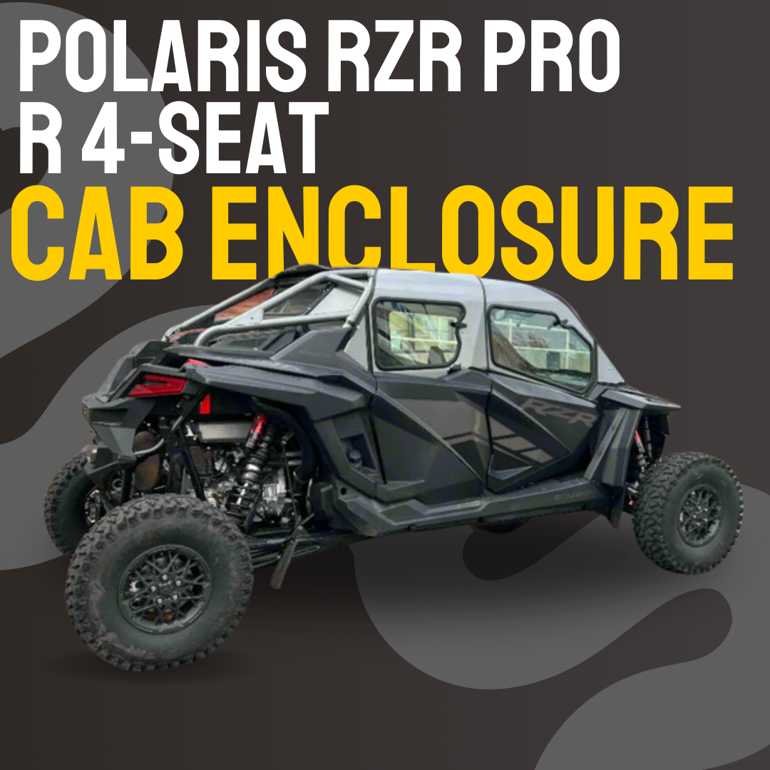 POLARIS RZR PRO R 4-SEAT Cab Enclosure "THE VAULT" Upper Side Doors & Panels (Patent Pending)