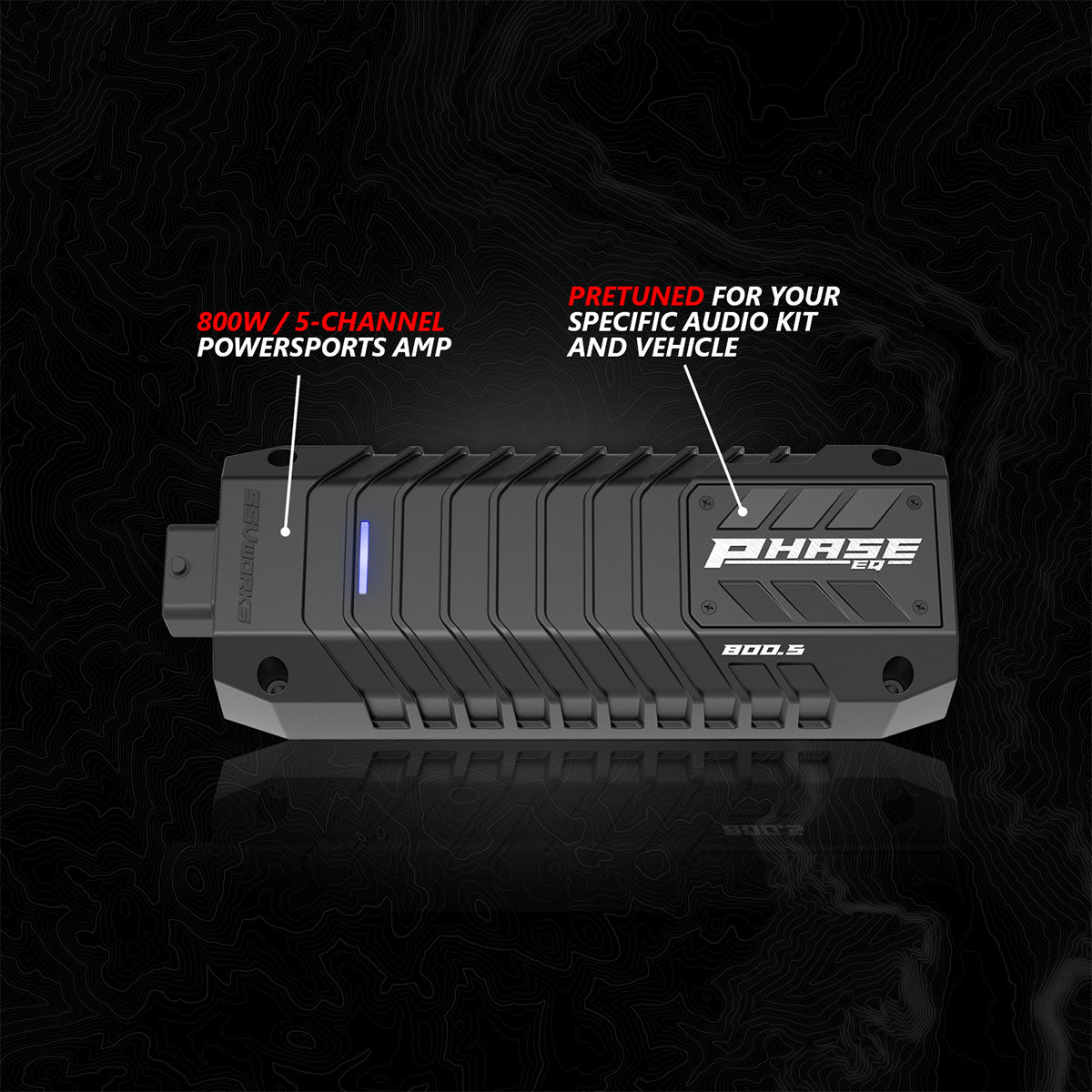 2024-2025 Can-Am Maverick R, Phase-4 A-Spec 800watt 5-Speaker System