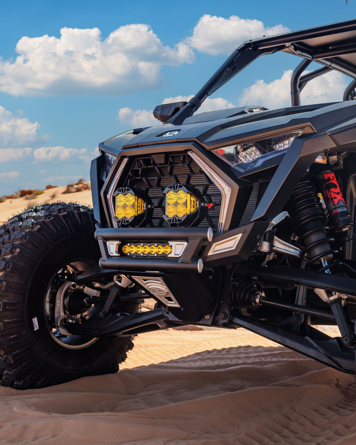 Elektric Offroad - 2022+ Polaris Pro R, Pro S, Turbo R Amp Front Bumper