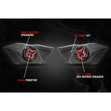 SSV Works - Polaris RZR Pro / Turbo R Ride Command Lighted 3-Speaker System