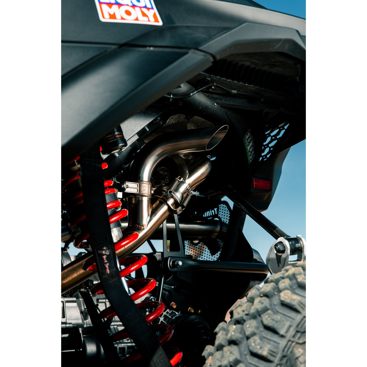 2024+ Can-Am Maverick R Sidepiece Valved Head Pipe