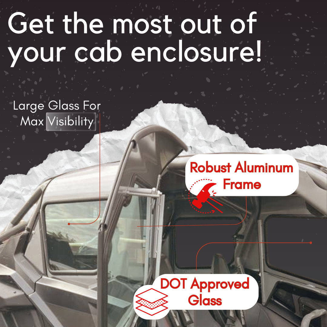 POLARIS RZR PRO R 4-SEAT Cab Enclosure "THE VAULT" Upper Side Doors & Panels (Patent Pending)