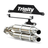 Trinity Racing - 2022-2024 Polaris RZR Pro R Slip On Stainless Steel Exhaust