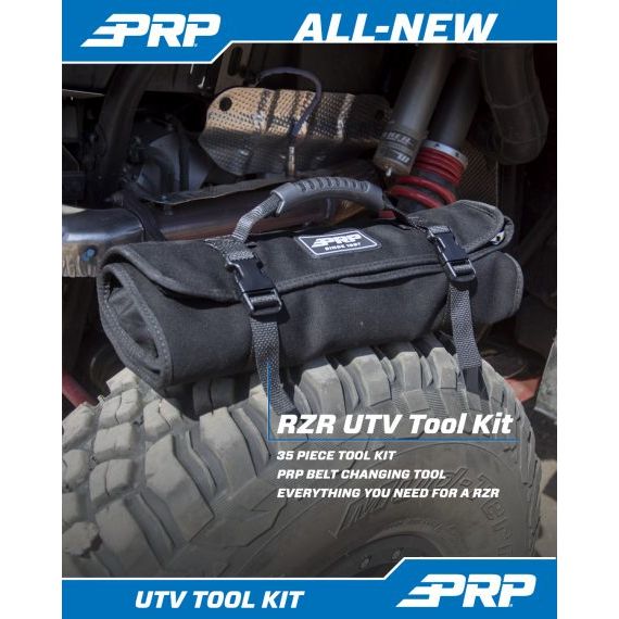 Polaris RZR PRP Roll Up Tool Bag with 36pc Tool Kit