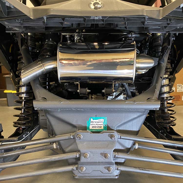 Treal Performance 2017-2026 Can-Am X3 Rear Muffler Section