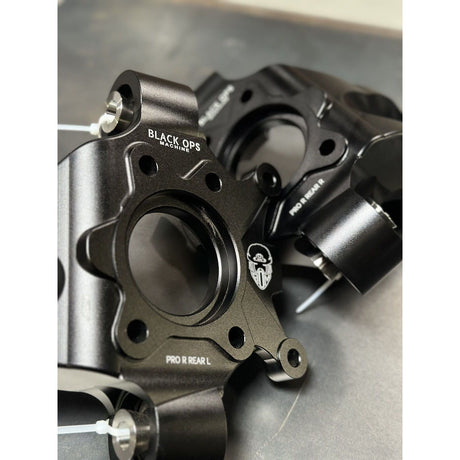 Black Ops Machine Polaris RZR Pro R/ Turbo R Rear Knuckles