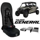 Polaris General 4 Rear Bump Seat with Console Delete Kit