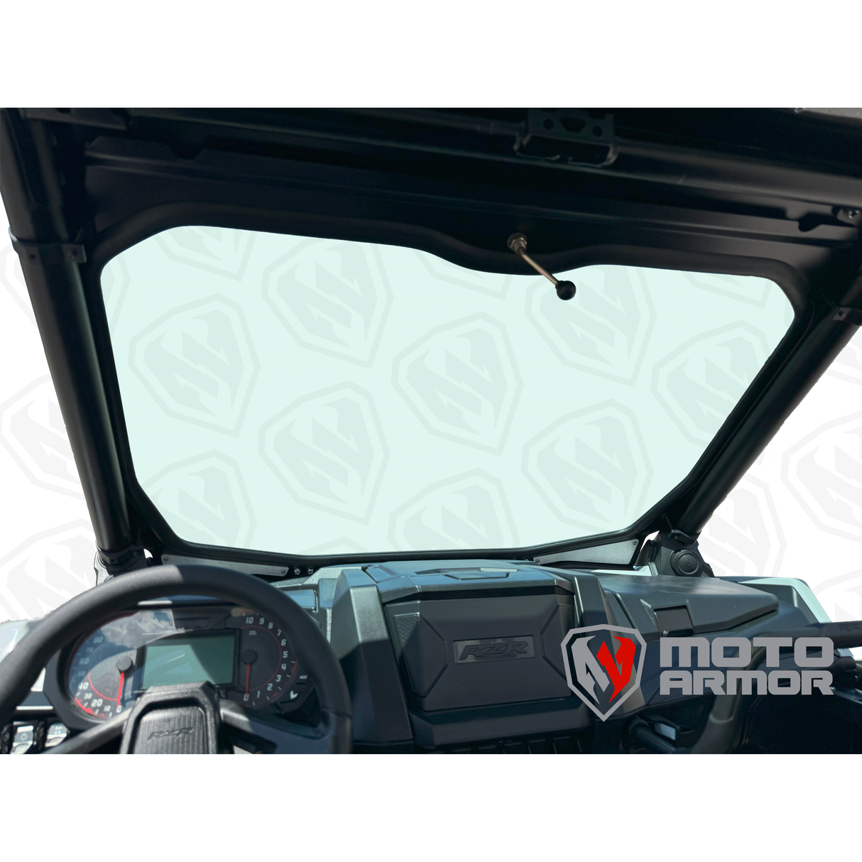 Moto Armor - 2020-2024 Polaris RZR PRO - Max Visibility Full Glass Windshield