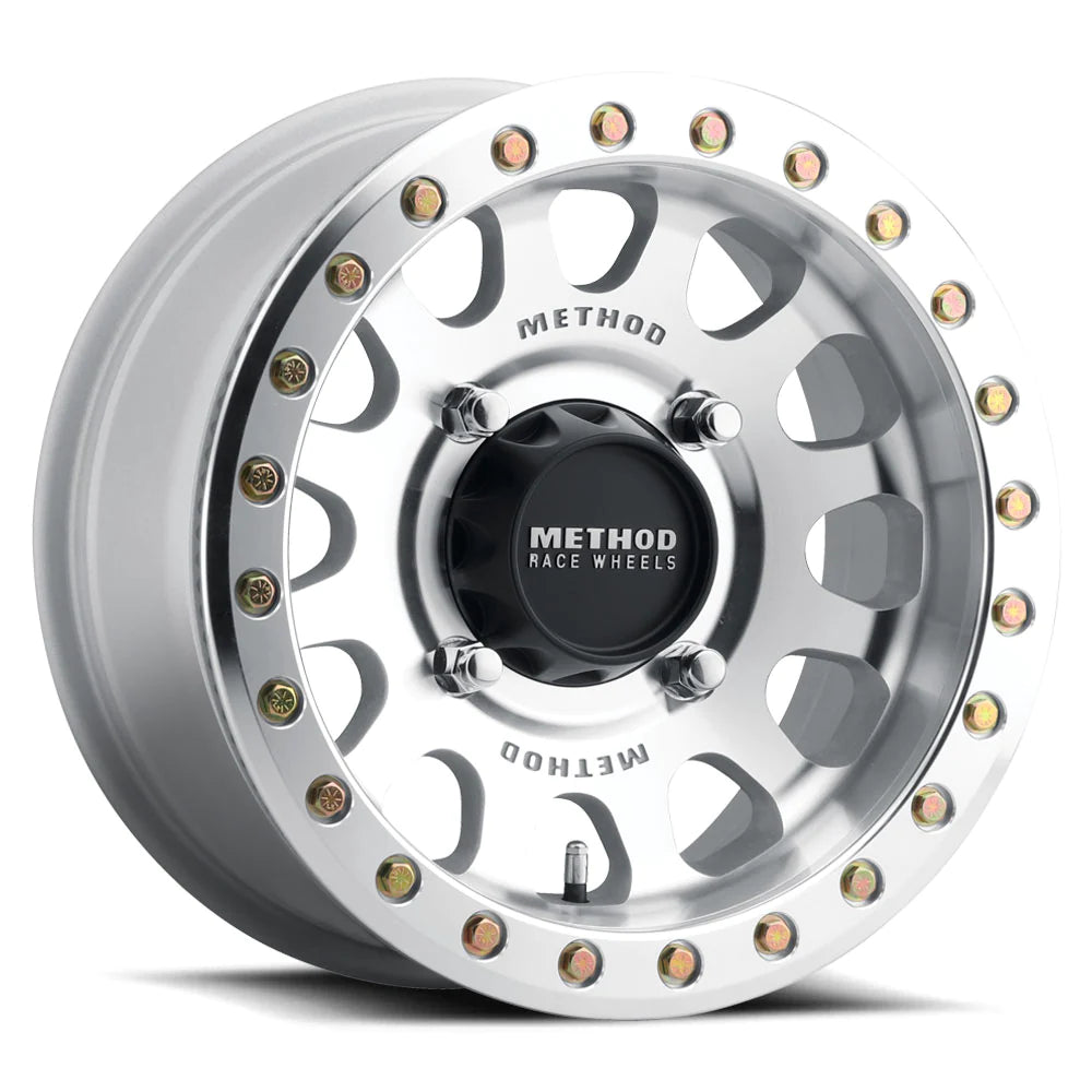 Method MR401 UTV Beadlock 15x7 +38mm Offset 6 x 139.7 BP 81.80mm CB Raw Machined Wheel w/ BH-H24100