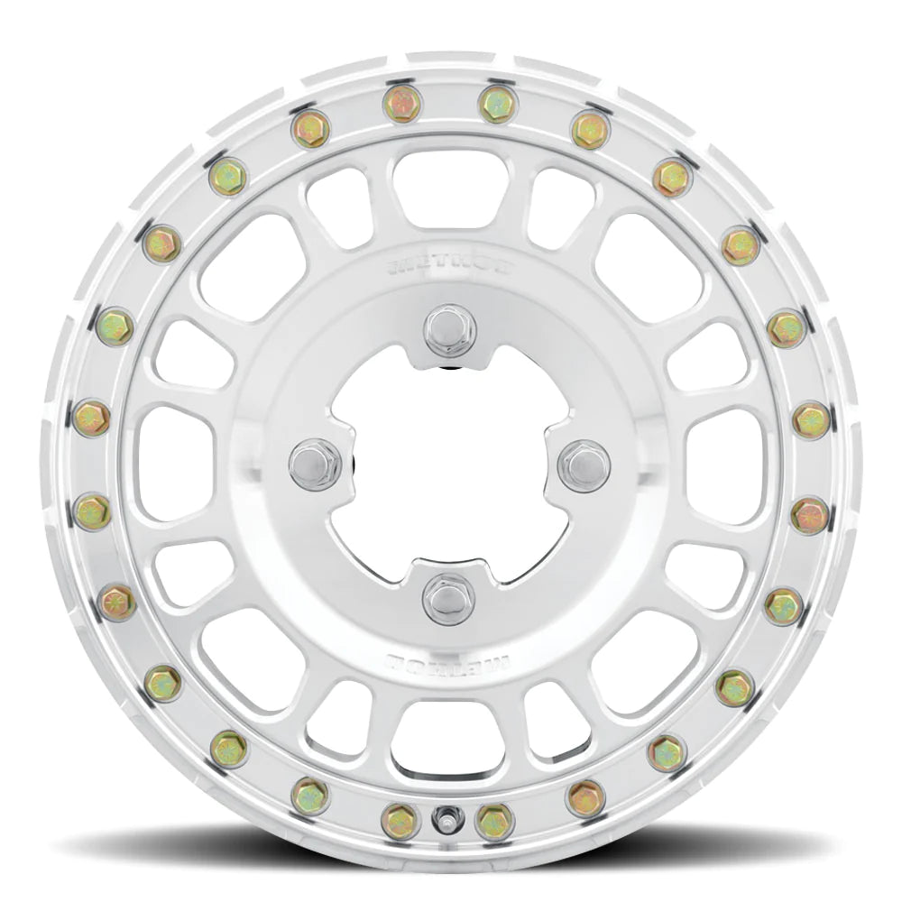 Method MR412 Beadlock 15x5.0 +43mm Offset 6x139.7 BP 78.30mm CB Machined - Raw Wheel w/ BH-H24155