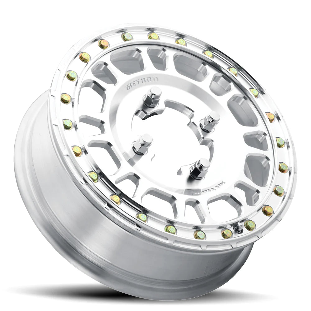 Method MR412 Beadlock 15x5.0 +43mm Offset 6x139.7 BP 78.30mm CB Machined - Raw Wheel w/ BH-H24155