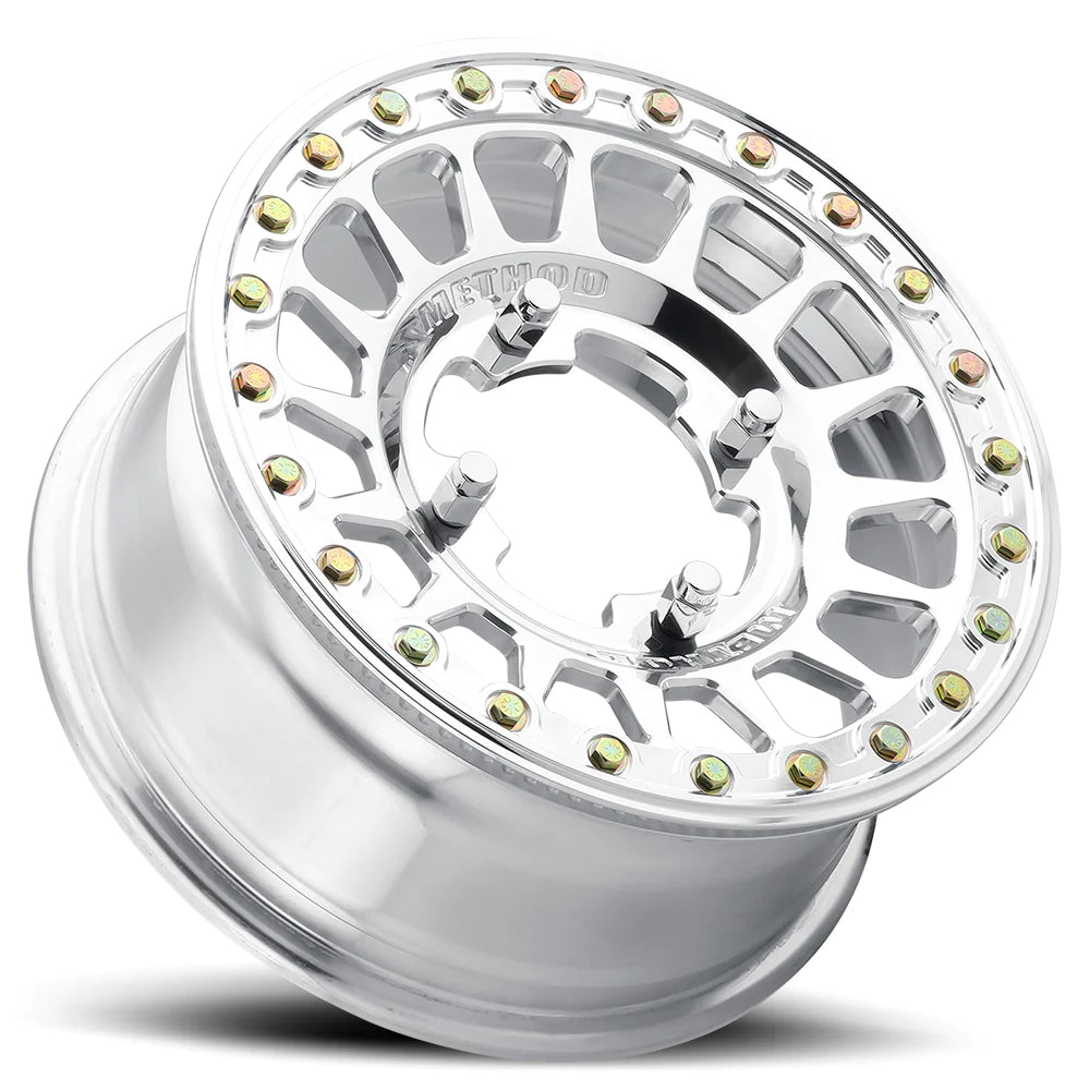 Method MR413 Beadlock 15x7.0 +38mm Offset 6x139.7 BP 78.30mm CB Polished Wheel w/ BH-H24100