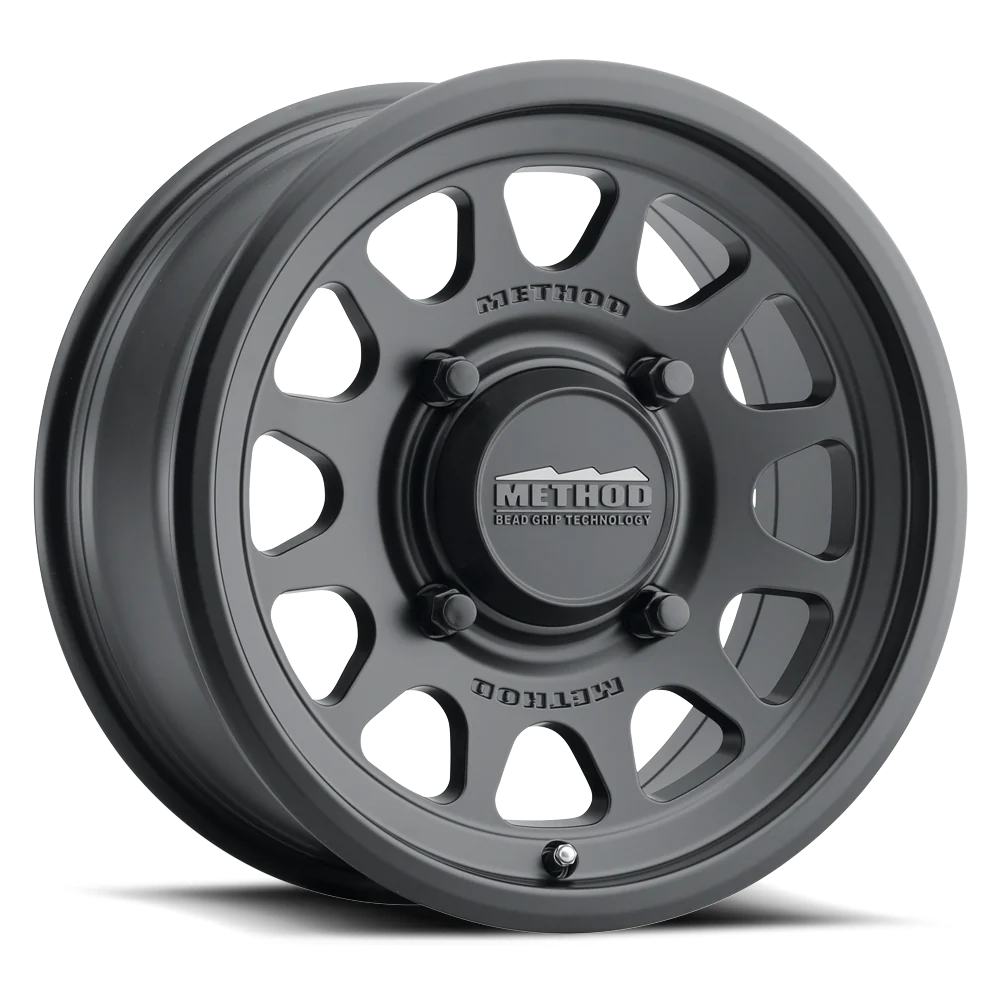 Method MR414 Bead Grip 15x7.0 +38mm Offset 6x139.7 BP 78.30mm CB Matte Black Wheel