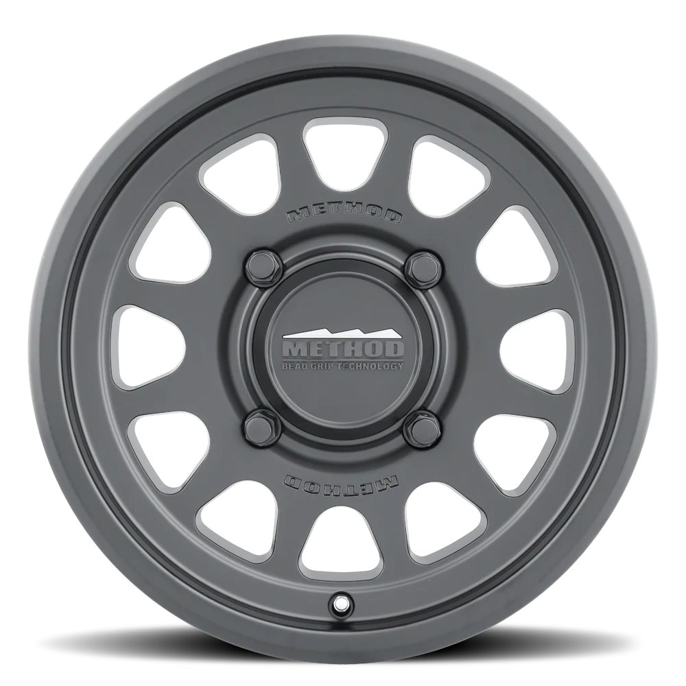 Method MR414 Bead Grip 15x7.0 +38mm Offset 6x139.7 BP 78.30mm CB Matte Black Wheel