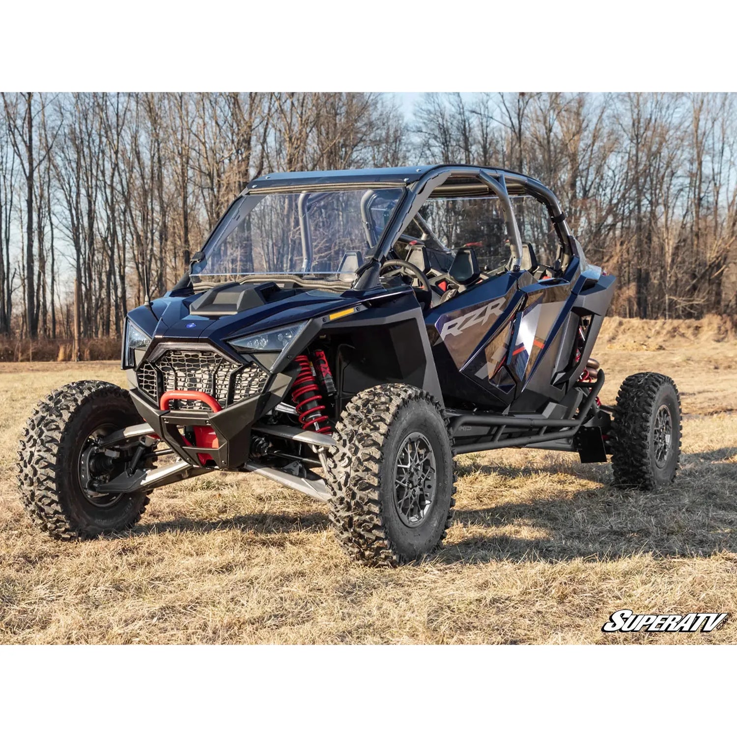 2025+ Polariz RZR Pro S4 Heavy Duty Nerf Bars - Black