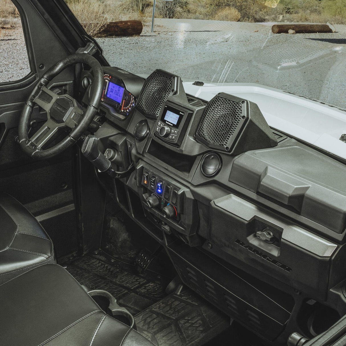 Rockford Fosgate 18+ Polaris Ranger/ 19+ Bobcat Stage-1 All-In-One Audio System