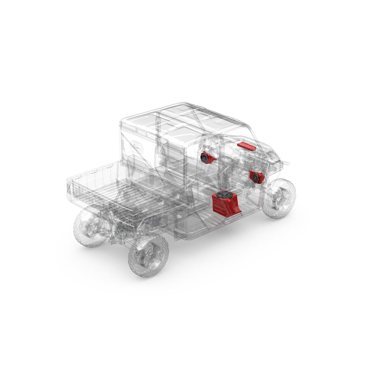 Rockford Fosgate 2019-2022 Polaris Ranger XP 1000 (Gen-2) Stage-5 Audio System