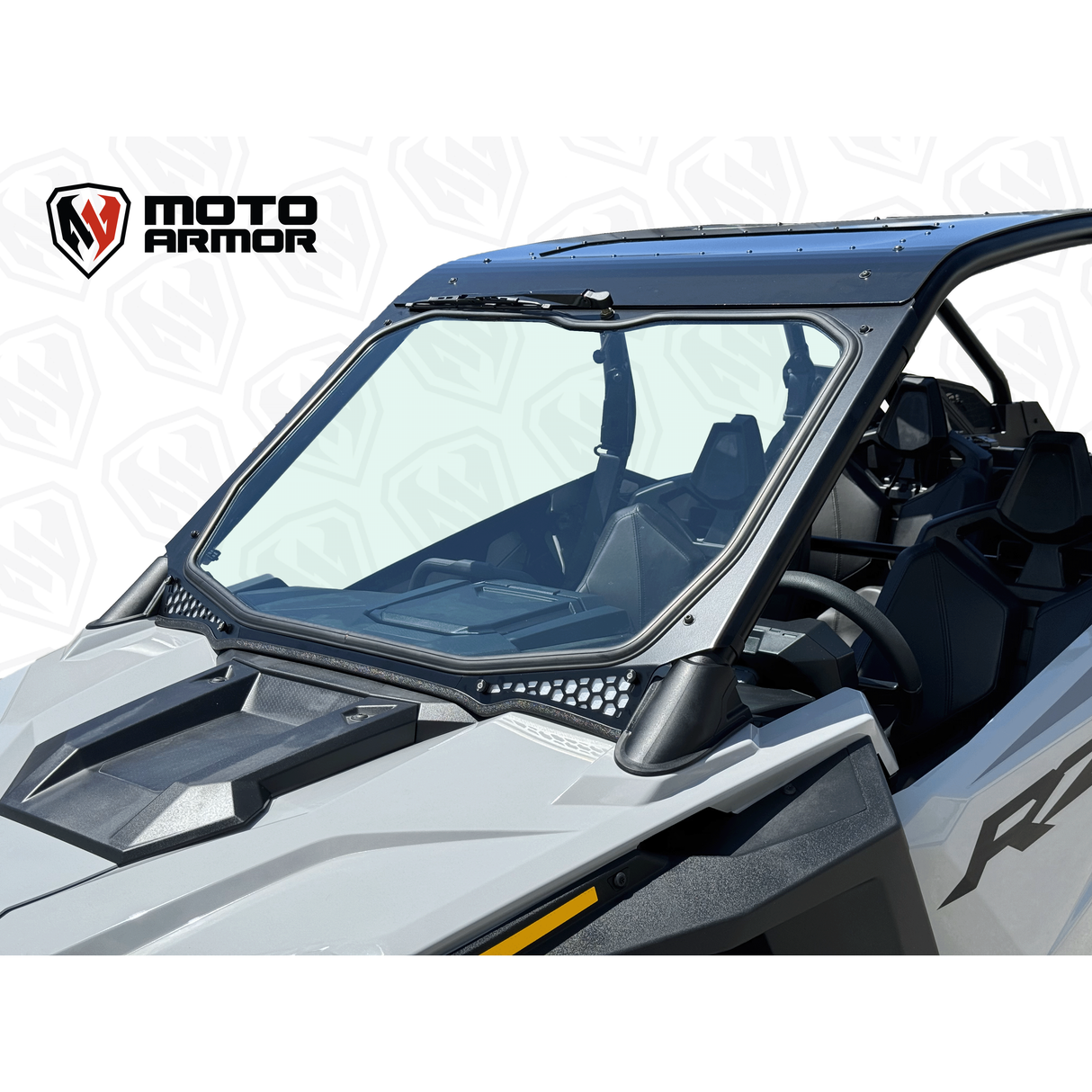 Moto Armor - 2020-2024 Polaris RZR PRO - Max Visibility Full Glass Windshield