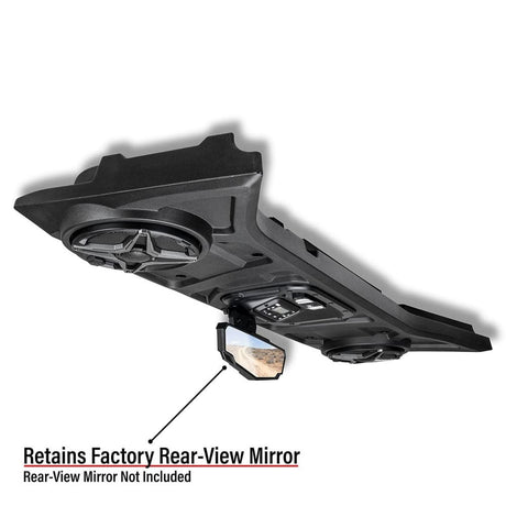 SSV Works '24-'26 Polaris RZR XP 1000 2-Speaker Overhead Soundbar w/ MRB3S Bluetooth Radio & Built-in Dome Light