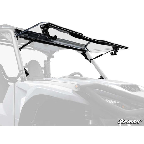 SuperATV 18+ Yamaha Wolverine X4 850 Scratch Resistant Flip Windshield