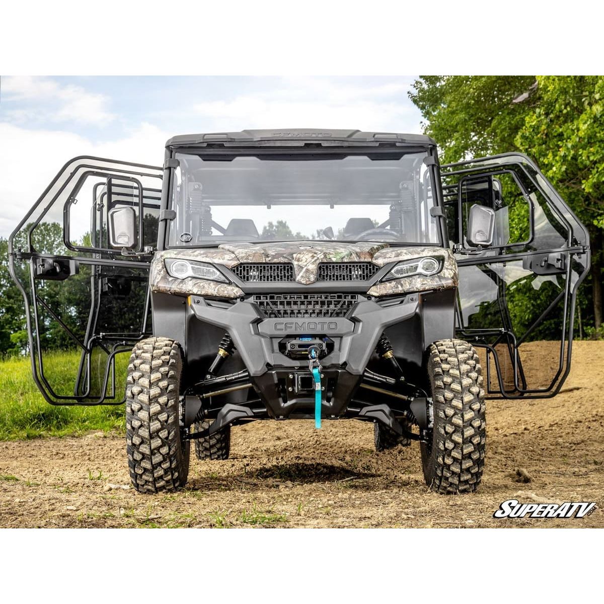 SuperATV '22+ CF Moto UForce 1000 XL Convertible Cab Enclosure Doors