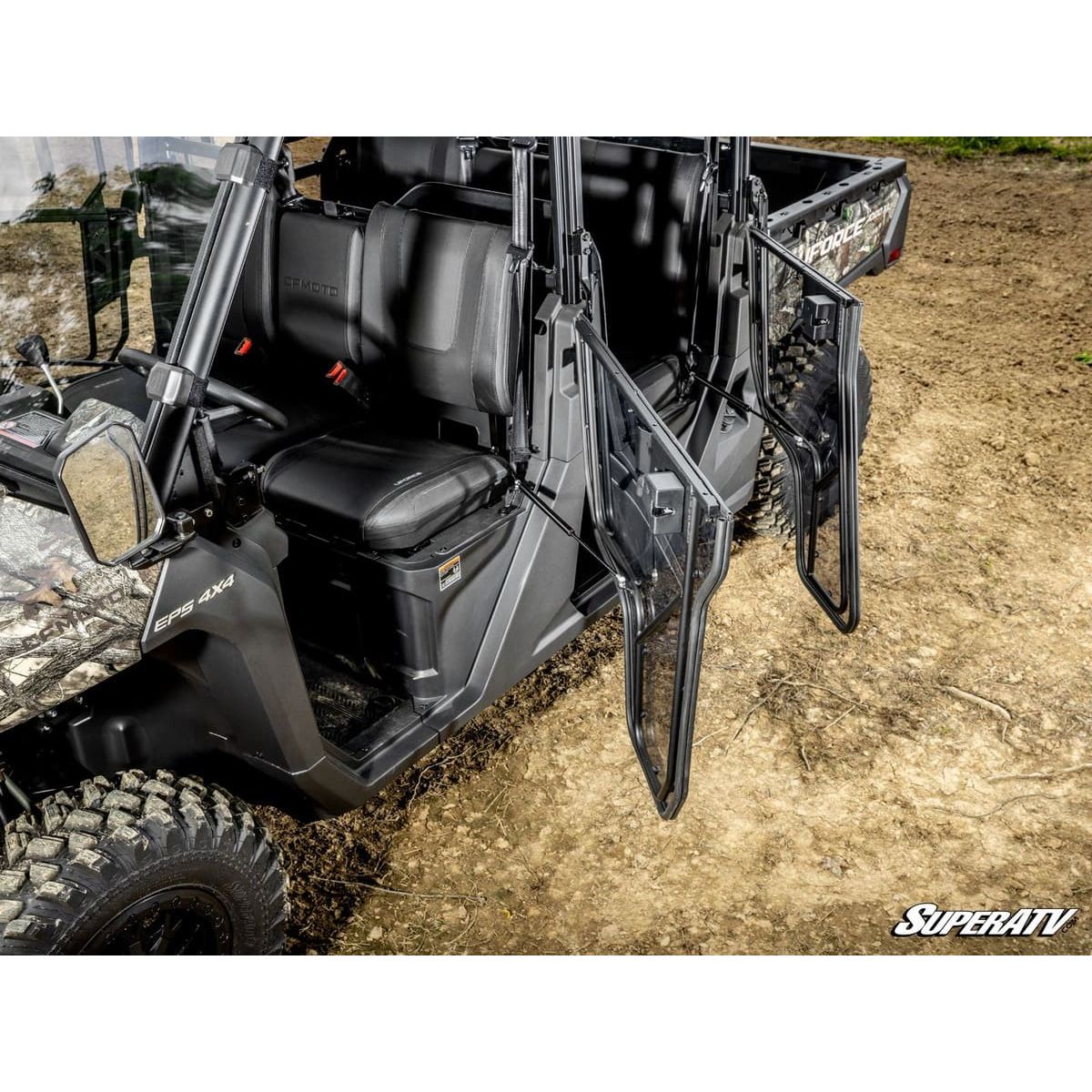 SuperATV '22+ CF Moto UForce 1000 XL Convertible Cab Enclosure Doors