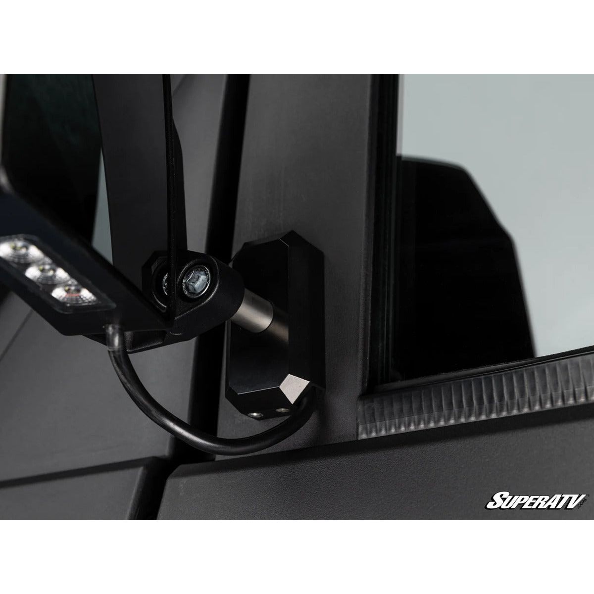 SuperATV '24+ Polaris Xpedition ADV Dual Section LED Side View Mirrors