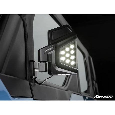SuperATV '24+ Polaris Xpedition ADV Dual Section LED Side View Mirrors