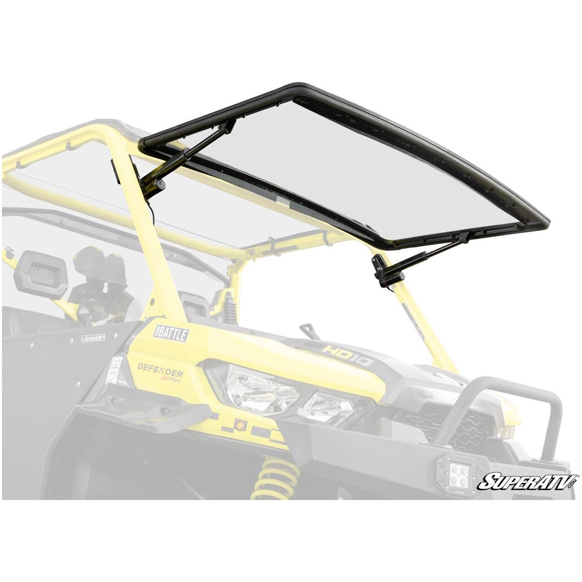 SuperATV Can-Am Defender Maxdrive Power Flip Windshield