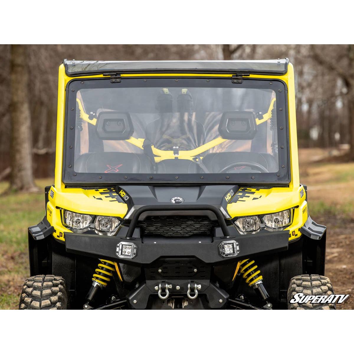 SuperATV Can-Am Defender Maxdrive Power Flip Windshield