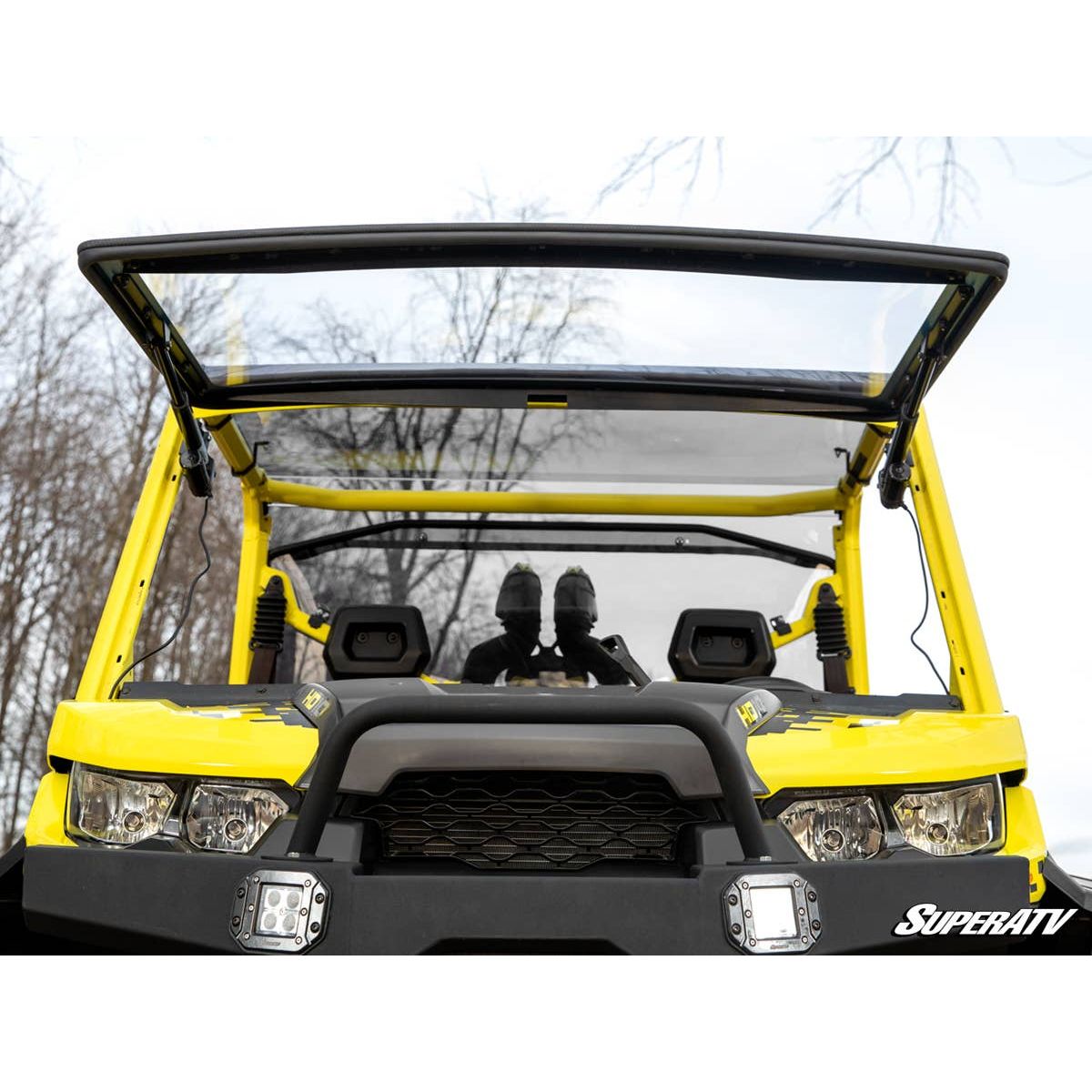 SuperATV Can-Am Defender Maxdrive Power Flip Windshield