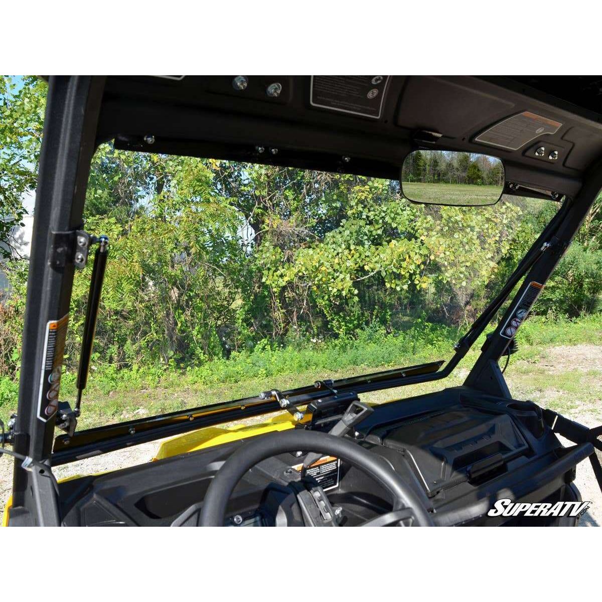 SuperATV Can-Am Defender Scratch Resistant Flip Windshield