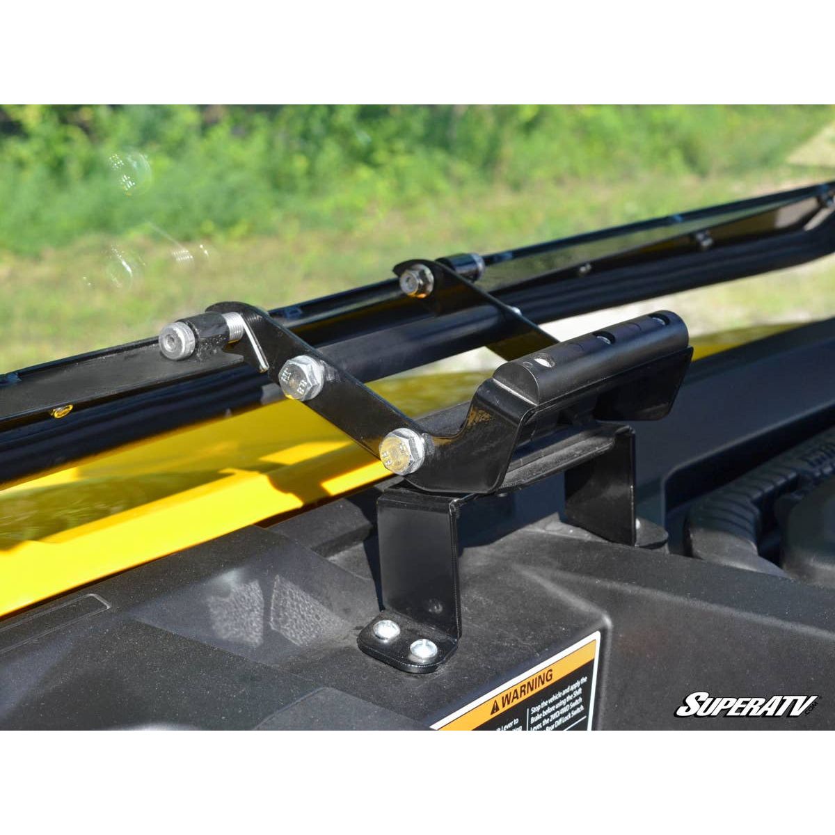 SuperATV Can-Am Defender Scratch Resistant Flip Windshield