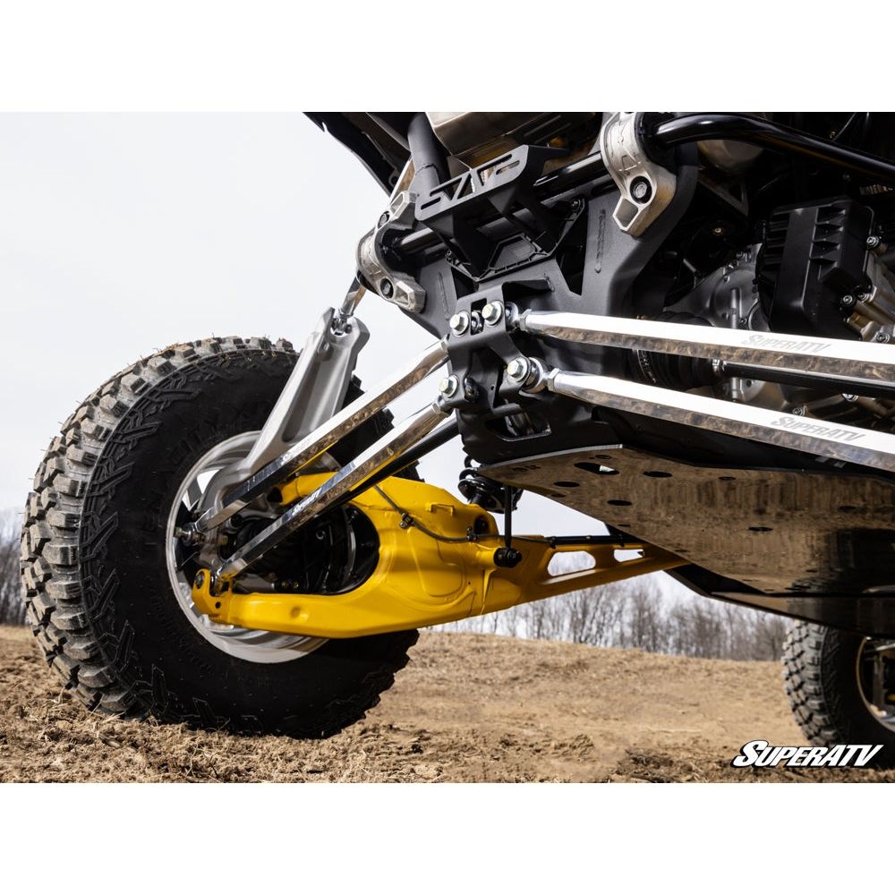 SuperATV 2024+ Can-Am Maverick R Billet Aluminum Hex Radius Arms