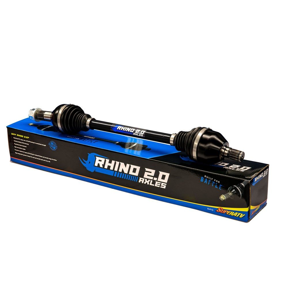 SuperATV Can-Am Maverick R Heavy-Duty Axles - Rhino 2.0